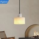 Axyaa Marble Pendant Light: Nordic Style LED Fixture for Home Decor, Dining Room, Bedroom