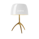 Nordic Glass Three Leg LED Desk Lamp for Study, Bedroom, Living Room by Axyaa