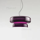 Axyaa Light Luxury Brown Glass Pendant Lamp