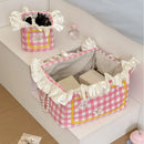 Axyaa Butterfly Cartoon Desktop Storage Basket Square Organizer