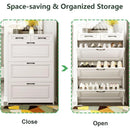 Axyaa Shoe Cabinet with 5 Flip and Storage Drawers for Organized Shoe Storage