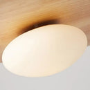 Axyaa Wooden Glass Ball Pendant Light - Modern Nordic Living Room Kitchen Dining Decor
