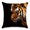 Axyaa Tiger Lion Printed Cushion Cover 45X45CM