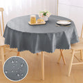 Axyaa Waterproof Vinyl Tablecloth for Kitchen Dinner Party décor