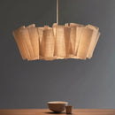Axyaa Vintage Fabric Ceiling Chandelier: Nordic Handmade Bedroom Pendant Light