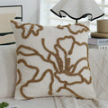 Axyaa Chenille Velvet Sofa Pillow Cover - 45x45 Cotton Solid Decor Pillowcases