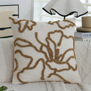 Axyaa Chenille Velvet Sofa Pillow Cover - 45x45 Cotton Solid Decor Pillowcases