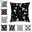 Axyaa Geometric Flower Cushion Cover - Home & Office Sofa Decor - 45X45CM