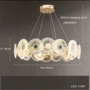 Axyaa Nordic Glass LED Pendant Light for Modern Luxury Living Room, Restaurant & Bedroom