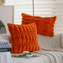 Axyaa Soft Plush Cushion Cover for Living Room Sofa Bedroom