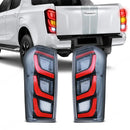 Axyaa LED Tail Lamps for Isuzu Dmax D-max 2012-2019 Rear Running Brake Turn Signal
