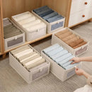 Axyaa Fabric Wardrobe Pants Storage Box | Foldable Clothes Organizer Box