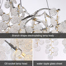 Axyaa Modern Silver Money Tree Crystal Chandelier