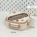 Axyaa Cute Portable Lunch Box With Compartment for Girls School Kids, Bento Box