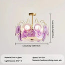 Axyaa Luxe Glass Pendant Light for Master Bedroom & Living Room