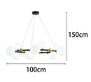 Axyaa LED Chandeliers for Modern Living Room Indoor Lighting