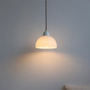 AxyaaTM White Glass LED Pendant Light for Home Decor and Lighting Solution