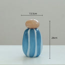 Axyaa Fringe Glass Vase Cover Band for Irregular Floral Arrangement