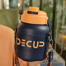Axyaa Stainless Steel Insulated Thermos Cup With Portable Handle