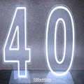 Axyaa Neon Double Digit Acrylic Digital Light for Birthday Party