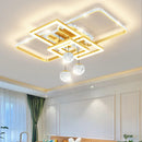 Axyaa Crystal LED Chandelier Modern Lighting Fixture Art Decor Hotel Villa Restaurant