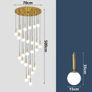Axyaa Nordic Pendant Light Chandelier for Dining Room & Living Room