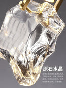 Axya Crystal Pendant Light: Elegant Bedroom Lighting for a Luxurious Ambience