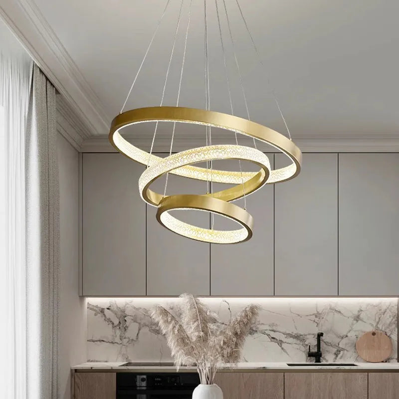 Axyaa Modern LED Chandeliers for Home Decor and Indoor Lighting