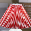 Axya Pleated Fabric Lampshade with Metal Frame – Various Colors Available