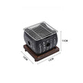 Axyaa Portable BBQ Grill: Japanese Barbecue Stove Charcoal Grill Set