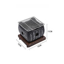 Axyaa Portable BBQ Grill: Japanese Barbecue Stove Charcoal Grill Set