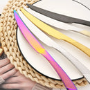 Axyaa Rainbow Stainless Steel Cutlery Set - Complete Dinnerware Set