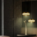 Axyaa Nordic Glass Chandelier Pendant Light for Kitchen Dining Bedroom Restaurant Bar