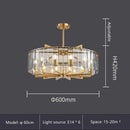 Axyaa Water Ripple Glass Chandelier: Luxury LED Lighting for Home Decor