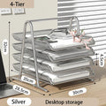 Axyaa Mesh Desk Tray Set for Office Organization and File Storage