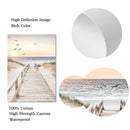 Axyaa Sunset Lake Canvas Wall Art - Nordic Scenery Print for Home Decor