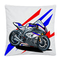 Axyaa Motorcycle Cartoon Plush Pillowcase Home Sofa Car Decor 45x45 cm