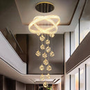 Axyaa Crystal Chandelier LED Ceiling Lamp for Living Room