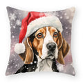 Christmas Cartoon Animal Printed Pillowcase by Axyaa: Decorative Throw Cover for Sofa, Living Room, Cushion