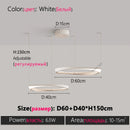 Axyaa Modern Ring Chandelier for Living Room, Bedroom, Study, Restaurant