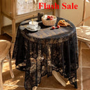 Axyaa Lace Tablecloth - White Retro French Cover for Tables