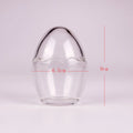 Axyaa Glass Eggshell Dessert Bowl with Lid - Molecular Cuisine Tableware
