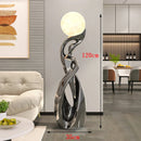 Axyaa LED Floor Lamp, Remote Control Dimming, Modern Minimalist Design for Living Room, Bedroom