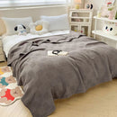 Axyaa Waffle Cotton Throw Blanket for Bed & Sofa - Soft & Breathable Summer Plaid Blanket