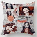 Axyaa Demon Slayer Kimetsu No Yaiba Pillowcase - Kamado Tanjirou Tomioka Giyuu Decor