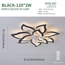 Axyaa Smart Fan Light Remote Control Ceiling Fan Light Silent Luster