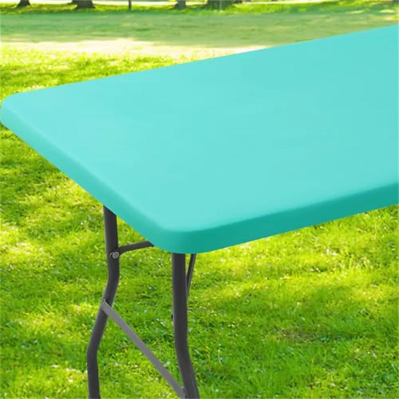 Axyaa Waterproof Table Cover - 30x72 Inch Rectangle Tablecloth for Outdoor Camping