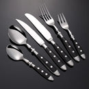 Axyaa Stainless Steel Dining Cutlery Set with Wooden Handles