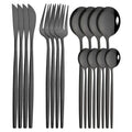 Axyaa 16-Piece Stainless Steel Cutlery Set Dinnerware Flatware Kitchen Tableware