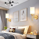 Axyaa Retro Glass LED Wall Lamp for Indoor Lighting Decoration